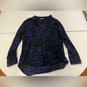 Men’s Calvin Klein Small Button Up Purple/Black